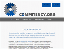 Tablet Screenshot of competency.org